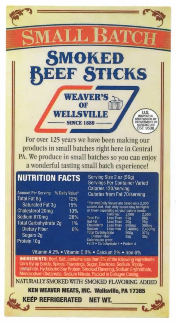 smoked-beef-sticks-weaver-s-of-wellsville