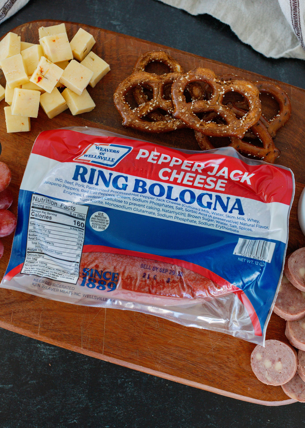 pepper jack cheese ring bologna