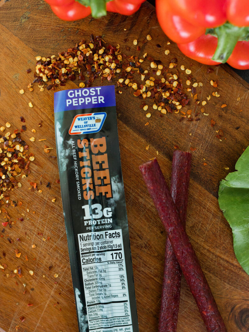 Ghost Pepper Beef Sticks