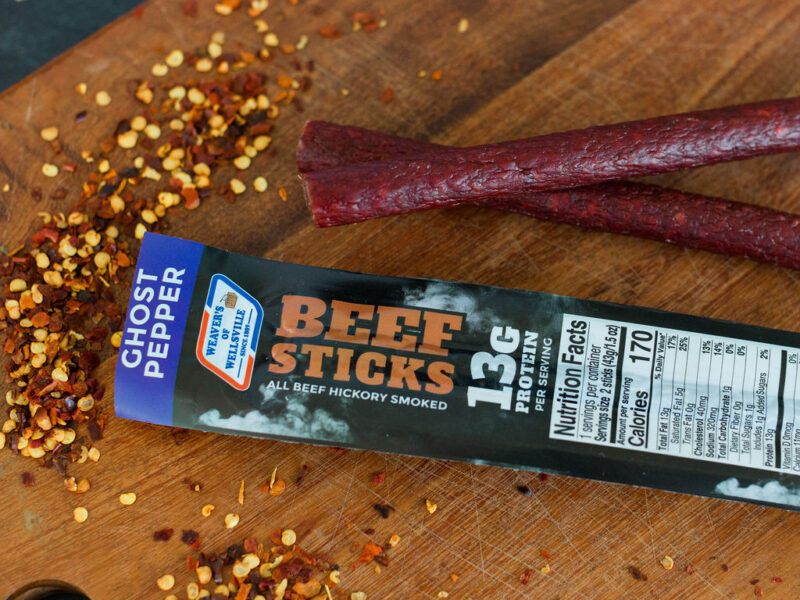 Ghost Pepper Beef Sticks